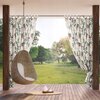 Zasłona EUROFIRANY Garden2 155 x 260 cm Biało-stalowy Przeznaczenie Do altany