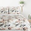 Pościel EUROFIRANY Design 91 Arina 140 x 200 cm Biały Wzór Liście