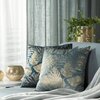 Poszewka EUROFIRANY Velvet 72 45 x 45 cm Niebiesko-złoty Rodzaj zapięcia Zamek