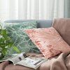 Poszewka EUROFIRANY Velvet 439862 45 x 45 cm Zielony Wzór Marmurowy