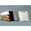 Poszewka EUROFIRANY Velvet 25 45 x 45 cm Czarny Rodzaj zapięcia Zamek