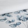 Pościel EUROFIRANY Haft 220 x 200 cm Biało-niebieski Rodzaj zapięcia Zamek