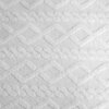 Koc EUROFIRANY Design 91 Warkocz 200 x 220 cm Biały Wzór 3D