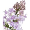 Jasnofioletowy kwiat dekoracyjny z delikatnymi płatkami i zielonymi łodygami, z widocznymi pąkami w górnej części. Produkt "Kwiat dekoracyjny EUROFIRANY Natu 387 63 cm Jasnofioletowy".