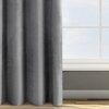 Zasłona EUROFIRANY Design 91 Rosa 140 x 250 cm Stalowy Kolor Stalowy