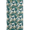 Firana gotowa EUROFIRANY Davos 140 x 250 cm Zielono-złoty Materiał 100% poliester