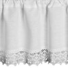 Firana gotowa EUROFIRANY Clarie 150 x 30 cm Biały Zawartość zestawu 1 x firana 150 x 30 cm