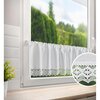 Firana gotowa EUROFIRANY Clarie 150 x 30 cm Biały Szerokość [cm] 150