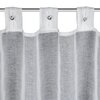 Firana gotowa EUROFIRANY Sevilla 150 X 60 cm Biały Obciążnik Nie