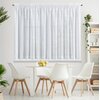 Firana gotowa EUROFIRANY Lana 350 x 150 cm Biały Materiał 100% poliester