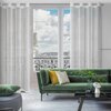 Firana gotowa EUROFIRANY Noelia 140 x 250 cm Biały Materiał 100% poliester