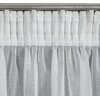 Firana gotowa EUROFIRANY Ines 140 x 270 cm Biały Obciążnik Nie
