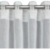 Firana gotowa EUROFIRANY Ines 140 x 270 cm Biały Sposób zawieszenia Szelki