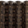 Zasłona EUROFIRANY Marigold 140 x 250 cm Czarno-złoty