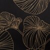 Zasłona EUROFIRANY Marigold 140 x 250 cm Czarno-złoty Wysokość [cm] 250