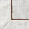 Obrus EUROFIRANY Natu 85 x 85 cm Naturalny Materiał Poliester