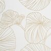 Zasłona EUROFIRANY Marigold 140 x 250 cm Biało-złoty Materiał 100% poliester