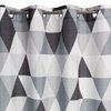 Zasłona EUROFIRANY Adina 140 x 250 cm Biało-stalowy