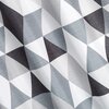 Zasłona EUROFIRANY Adina 140 x 250 cm Biało-stalowy Szerokość [cm] 140