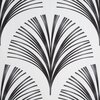 Zasłona EUROFIRANY Karin 140 x 250 cm Biało-czarny Materiał 100% poliester - mikrofibra