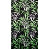 Zasłona EUROFIRANY Zoja 140 x 270 cm Czarno-zielony Sposób zawieszenia Taśma