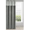 Zasłona EUROFIRANY Peri 140 x 250 cm Stalowy Liczba elementów w zestawie 1