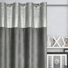 Zasłona EUROFIRANY Peri 140 x 250 cm Stalowy Typ Półzaciemniająca