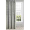 Zasłona EUROFIRANY Aluvia 140 x 250 cm Stalowy Liczba elementów w zestawie 1