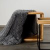 Koc EUROFIRANY Design 91 Tifany 1 200 x 220 cm Stalowy Informacje dodatkowe Miękka i miła w dotyku tkanina