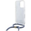 Etui GUESS Crossbody Cord 4G Print do Apple iPhone 16 Pro Niebieski Typ Etui nakładka