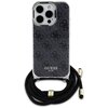 Etui GUESS Crossbody Cord 4G Print do Apple iPhone 16 Pro Czarny Seria telefonu iPhone