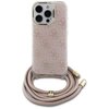 Etui GUESS Crossbody Cord 4G Print do Apple iPhone 16 Pro Różowy Seria telefonu iPhone
