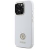 Etui GUESS Silicone Logo Strass 4G do Apple iPhone 16 Pro Biały Seria telefonu iPhone