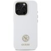 Etui GUESS Silicone Logo Strass 4G do Apple iPhone 16 Pro Biały Model telefonu iPhone 16 Pro