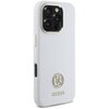 Etui GUESS Silicone Logo Strass 4G do Apple iPhone 16 Pro Biały Kompatybilność Apple iPhone 16 Pro