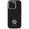 Etui GUESS Silicone Logo Strass 4G do Apple iPhone 16 Pro Czarny Model telefonu iPhone 16 Pro