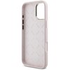 Etui GUESS Silicone Script Metal Logo & Frame do Apple iPhone 16 Plus Różowy Gwarancja 24 miesiące