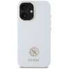Etui GUESS Silicone Logo Strass 4G do Apple iPhone 16 Biały Model telefonu iPhone 16