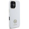 Etui GUESS Silicone Logo Strass 4G do Apple iPhone 16 Biały Kompatybilność Apple iPhone 16