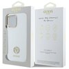 Etui GUESS Silicone Logo Strass 4G do Apple iPhone 16 Biały Marka telefonu Apple