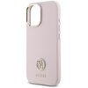 Etui GUESS Silicone Logo Strass 4G do Apple iPhone 16 Jasnoróżowy Typ Etui nakładka