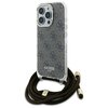 Etui GUESS Crossbody Cord 4G Print do Apple iPhone 16 Pro Max Brązowy