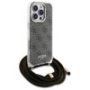 Etui GUESS Crossbody Cord 4G Print do Apple iPhone 16 Pro Max Brązowy Model telefonu iPhone 16 Pro Max