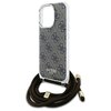 Etui GUESS Crossbody Cord 4G Print do Apple iPhone 16 Pro Max Brązowy Dominujący kolor Brązowy
