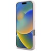 Etui GUESS Silicone Logo Strass 4G do Apple iPhone 16 Pro Max Jasnoróżowy Dominujący kolor Jasnoróżowy