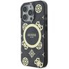 Etui GUESS IML Peony On 4G Background MagSafe do Apple iPhone 16 Pro Max Czarny Ulica i numer budynku Sławęcińska 12