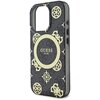 Etui GUESS IML Peony On 4G Background MagSafe do Apple iPhone 16 Pro Max Czarny Adres elektroniczny online@d-r-o.pl