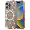 Etui GUESS IML Peony On 4G Background MagSafe do Apple iPhone 16 Pro Max Różowy