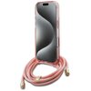 Etui GUESS Crossbody Cord Script MagSafe do Apple iPhone 16 Pro Różowy Kompatybilność Apple iPhone 16 Pro