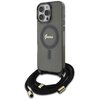 Etui GUESS Crossbody Cord Script MagSafe do Apple iPhone 16 Pro Max Czarny